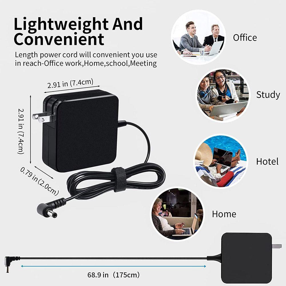 Adaptor Daya TOP 5.5 * 2.5mm 45W 19V 2.37A Charger Laptop