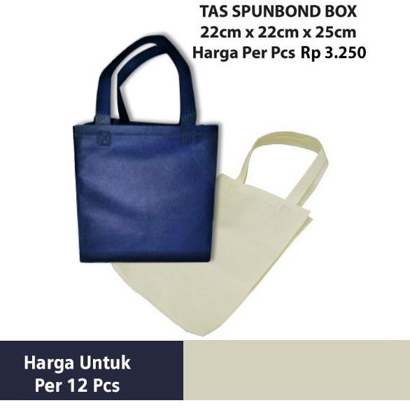 

RL8 Tas Spunbond Kotak Ukuran 22cm x 22cm x 25cm AA Y 0RJ