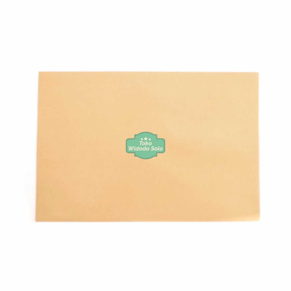 

Amplop Coklat 308 Polos Tanpa Tali 19,5x27,5cm - 1 Lembar