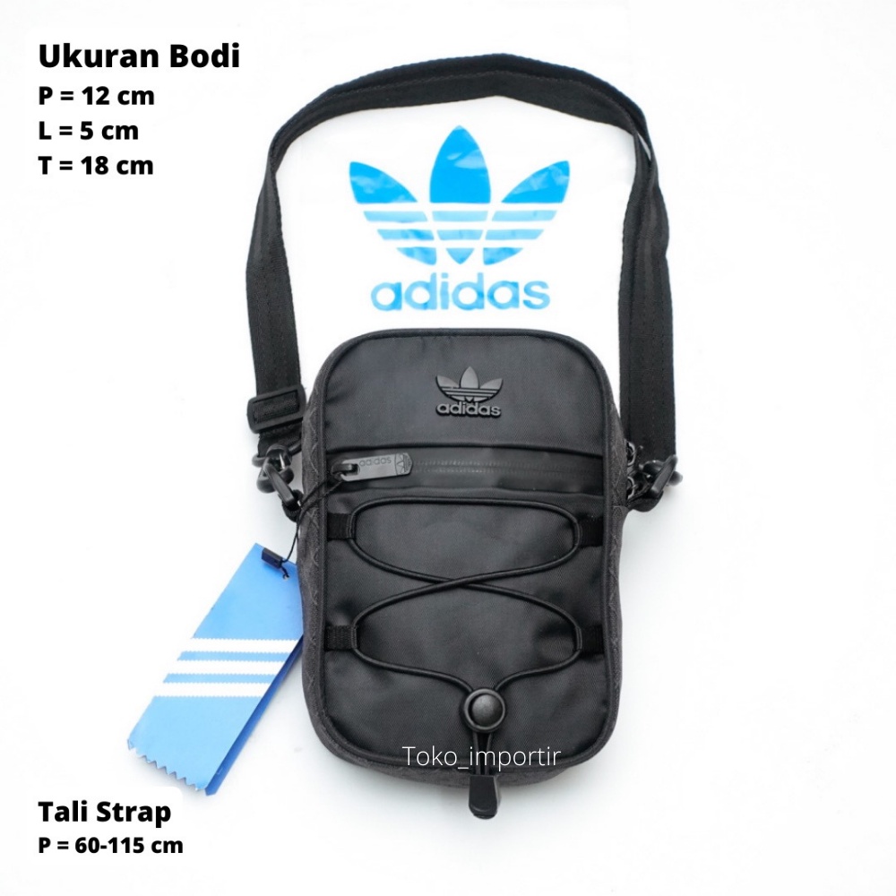 Slingbag Adidas Pria Import Mirror Original / Tas Selempang Unisex