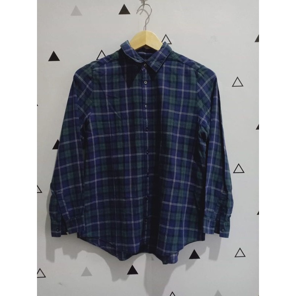 KEMEJA PAKAIAN ATASAN FLANEL SECOND BRANDED || BEAUTY & YOUTH
