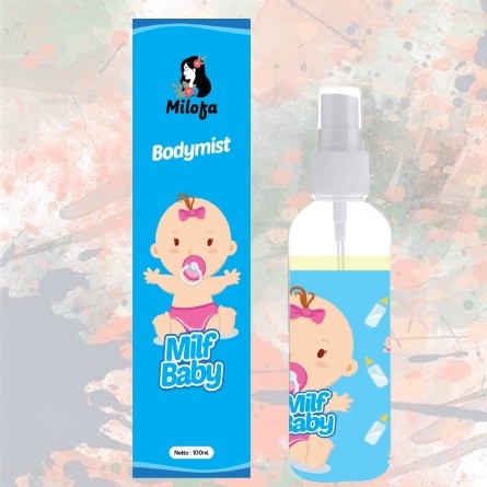 GEN - [BPOM] Parfum Body Mist Milofa Milf Baby 100ml Premium / Parfum Milf Baby 100ml Best Seller / Parfum Unisex Wangi Tahan Lama