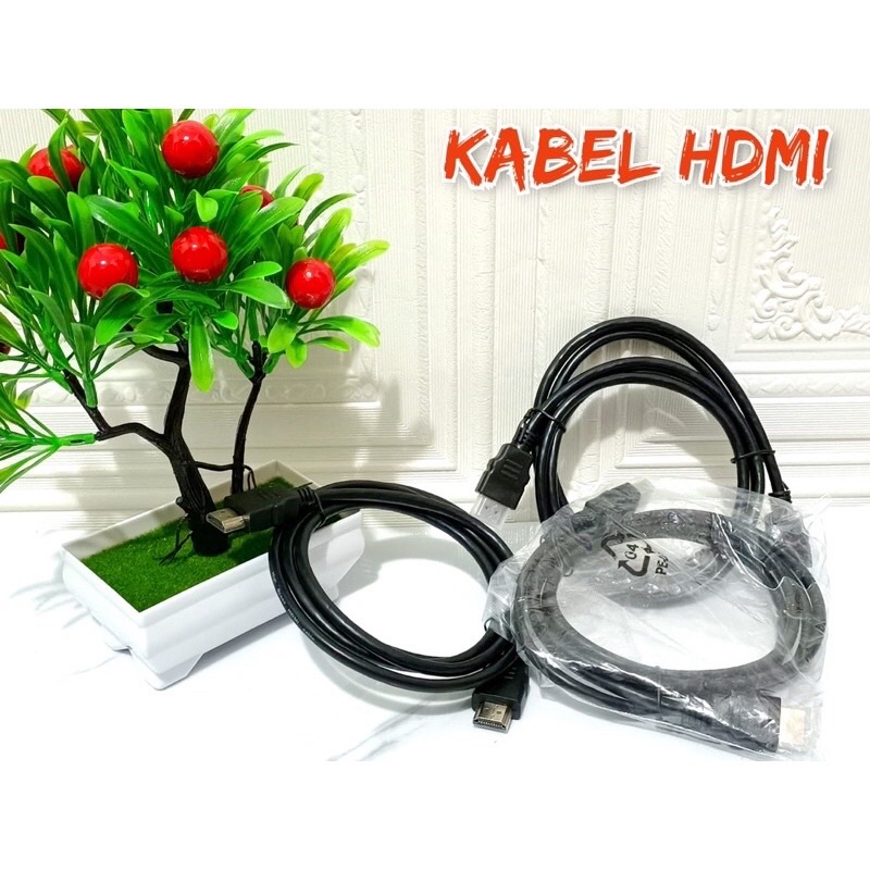 (SUN) KABEL HDMI 1.5M FULL HD 1080P MALE TO MALE HIGH QUALITY MURAH 1.5 METER