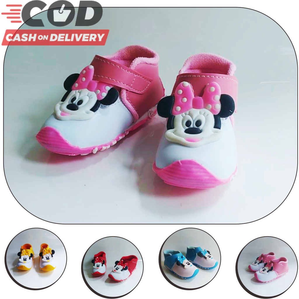 SEPATU IMPORT ANAK MIKI BUNYI TERLARIS DAN TERMURAH