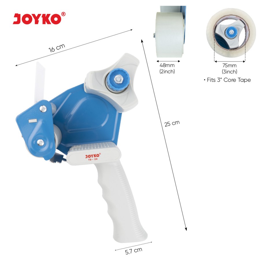 

Tape Cutter / Tape Dispenser / Pemotong Pita Perekat Joyko TD-2H