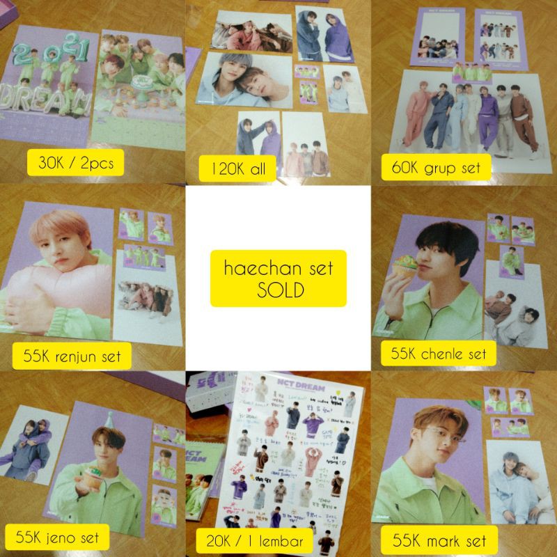 NCT DREAM SEASON GREETING SHARING MEMBER