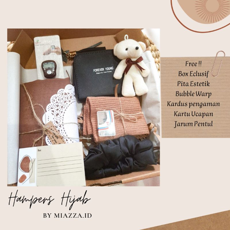 HAMPERS HIJAB KADO ULTAH/WISUDA/GIFT BOX/HAMPERS LEBARAN/WEDDING/ENGAGEMENT TERMURAH