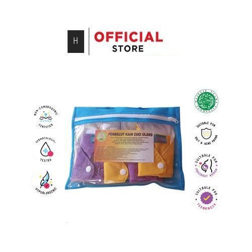 Pembalut Kain Cuci Ulang Waterprof GPKS Bertahan Hingga 4 Tahun