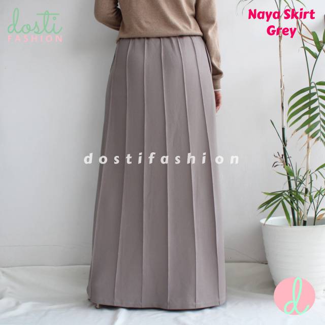 Dostifashion Naya Span  / Rok Kerja Hitam / Rok Kuliah Hitam / Rok Kantor / Rok Span Hitam  /  Rok Lurus-4