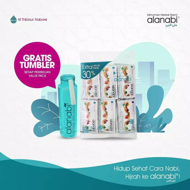 

ALANABI | MINUMAN HERBAL ALANABI | VALUE PACK (FREE TUMBLER)