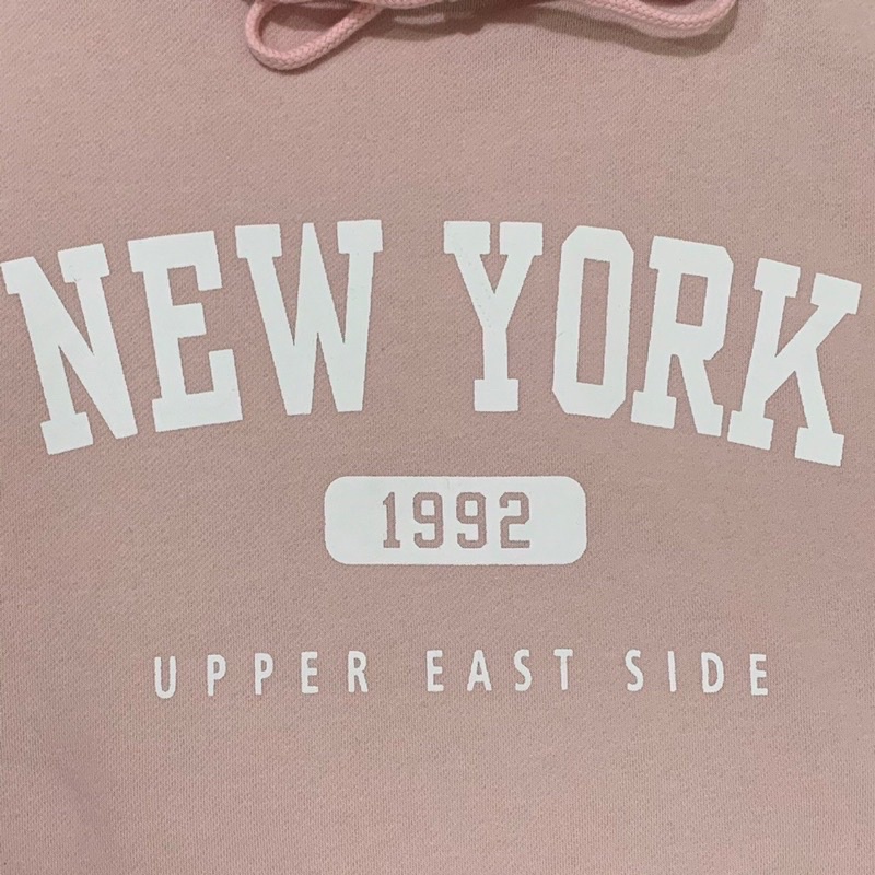 Hoodie New York Pink H*M