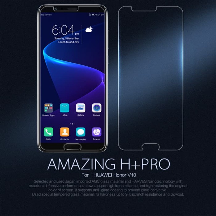 HUAWEI Honor V10 Tempered Glass NILLKIN AMAZING H+ Pro