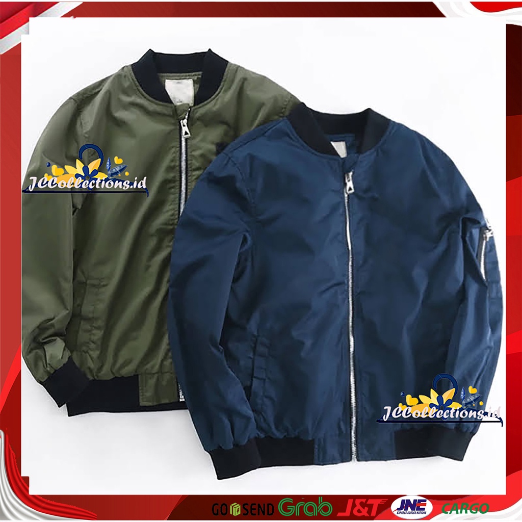 Jaket Bomber Anak Cowok Remaja Teens Umur 10 Tahun - 17 Tahun - JCCollections