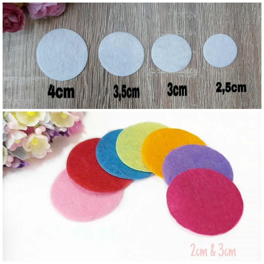 Tatakan flane Putih / warna warni