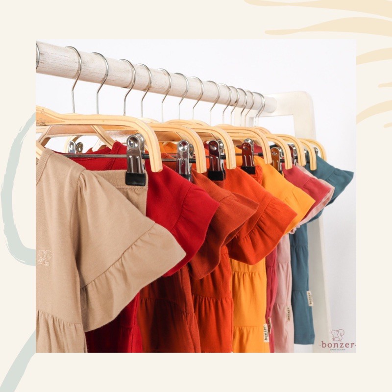 Dress Main Anak - Myka Dress / 6bulan - 2tahun // Bonzer Baby