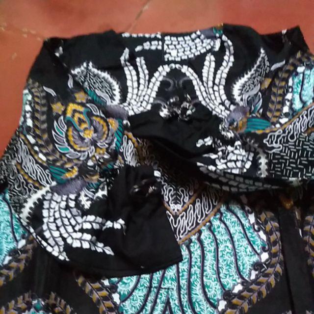 Batik Couple_maora Sania Ruffle Batik Couple Ori Ndoro Jowi Dnt Garansi Termurah