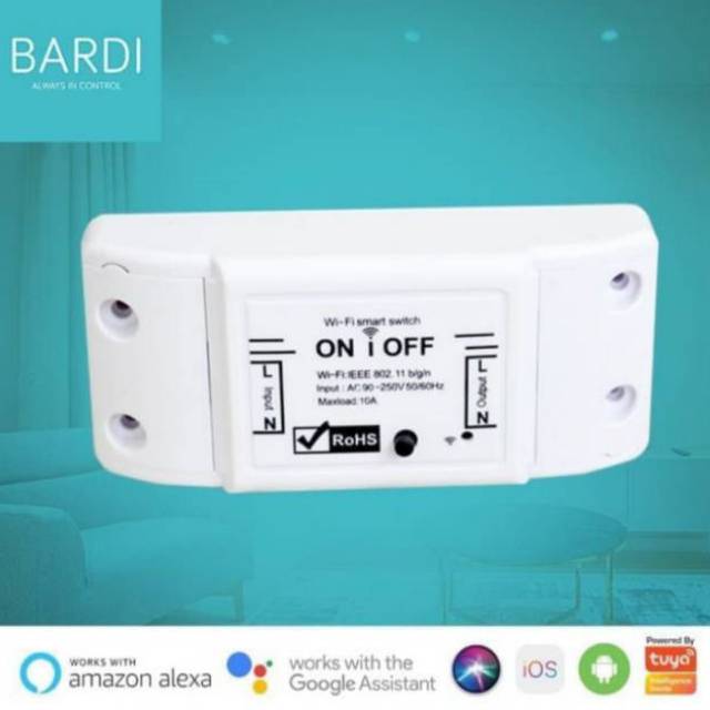 Bardi Smart Breaker IOT on/ off wireless