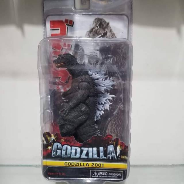 mainan action figure
neca godzilla 2001
tinggi sekitar 7 inch
artikulasi detail