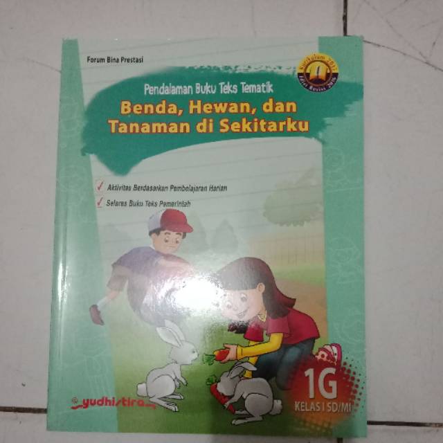Pendalaman Buku Teks Tematik Kelas 1 Jilid 1G