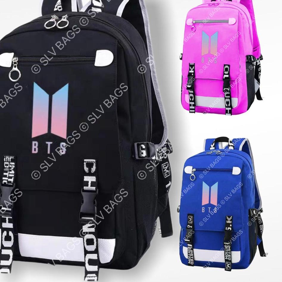 Tas Anak Perempuan import laki ransel tk sd BTS Army karaktersekolah cewek {APN.11Au22ᴼ}