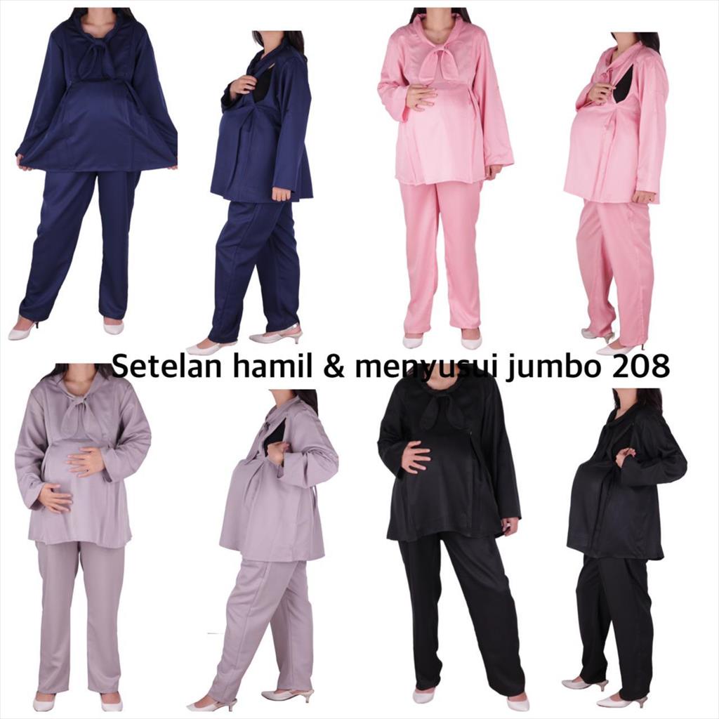 Setelan Hamil &amp; Menyusui Jumbo ST208