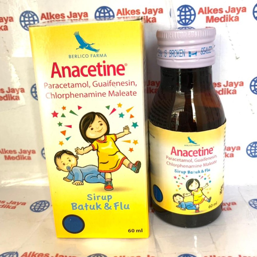 Anacetin Sirup 60ml Obat Batuk Pilek Anak Indonesia