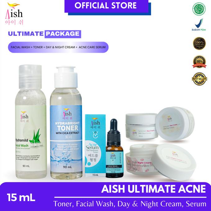 Aish Ultimate Acne - Paket Aish Beauty &amp; 1 Serum Acne