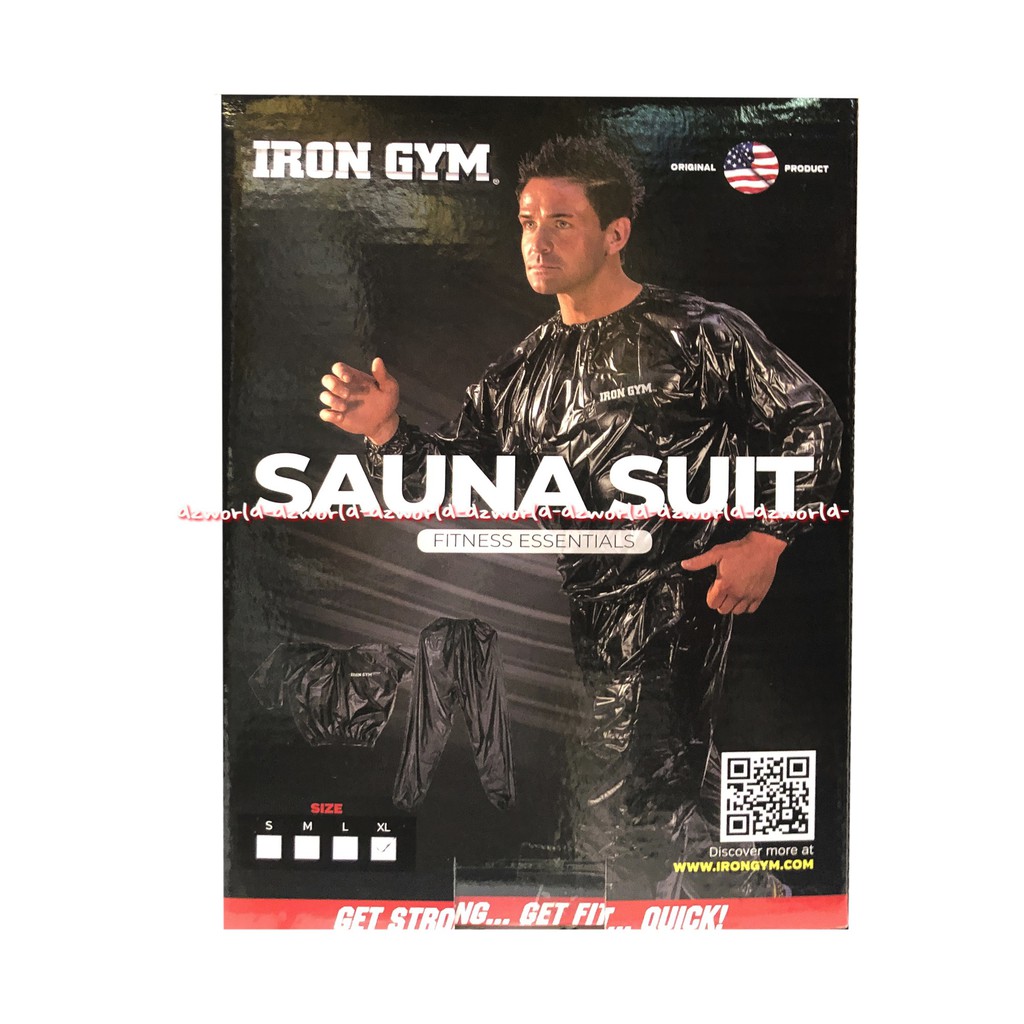 Iron Gym Sauna Suit Fitness Essentials Baju Untuk Sauna Saat Olahraga