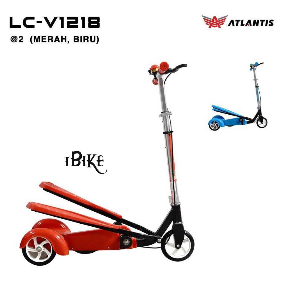 Scooter Skuter otopet dual pedal Wing Atlantis AT LC-V1218 scooter anak dan dewasa termurah