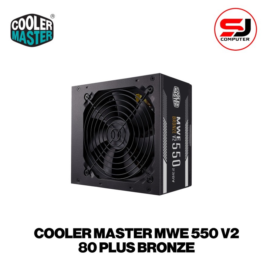 COOLER MASTER MWE 550 V2 80+ BRONZE PSU POWER SUPPLY 550W MWE550 PLUS