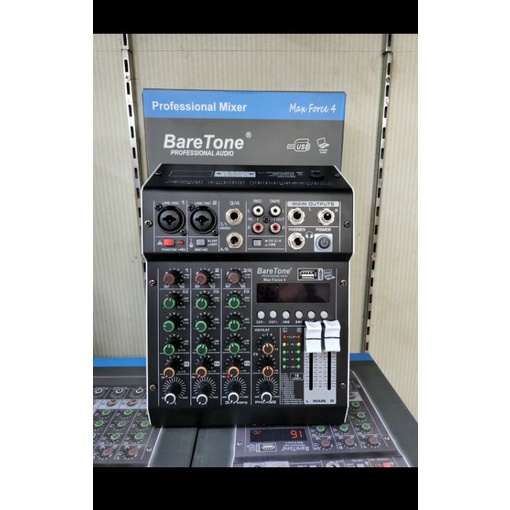 Mixer audio baretone max force4 force 4 4CH garansi original