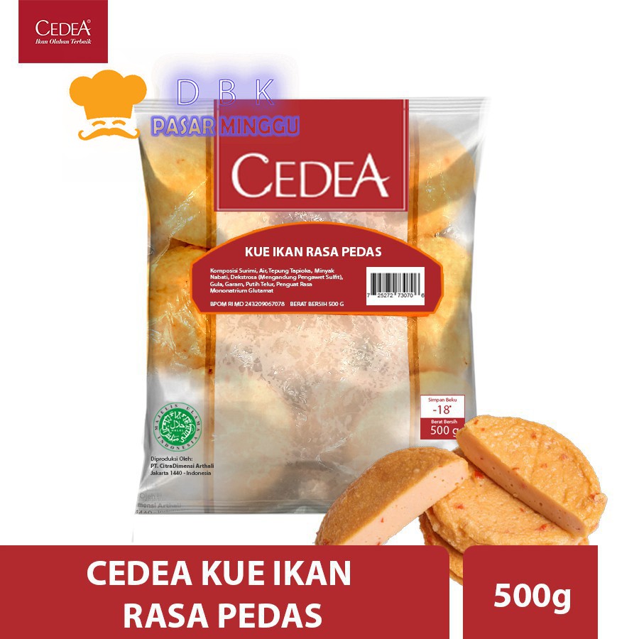 

Cedea Kue Ikan Rasa Pedas 500g | Cedea Spicy Fish Cake