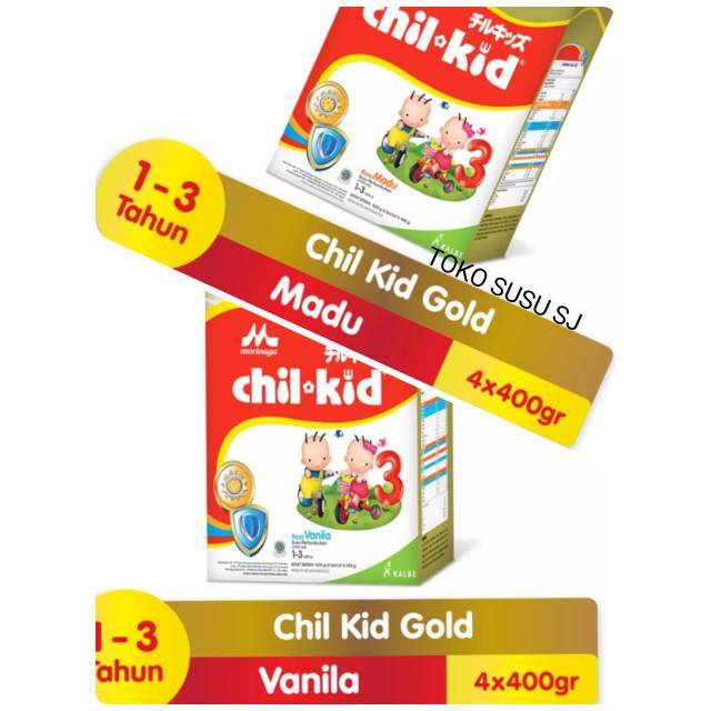 CHIL KID REGULER GOLD MADU VANILA 1600 GRAM /CHILKID/1600GR