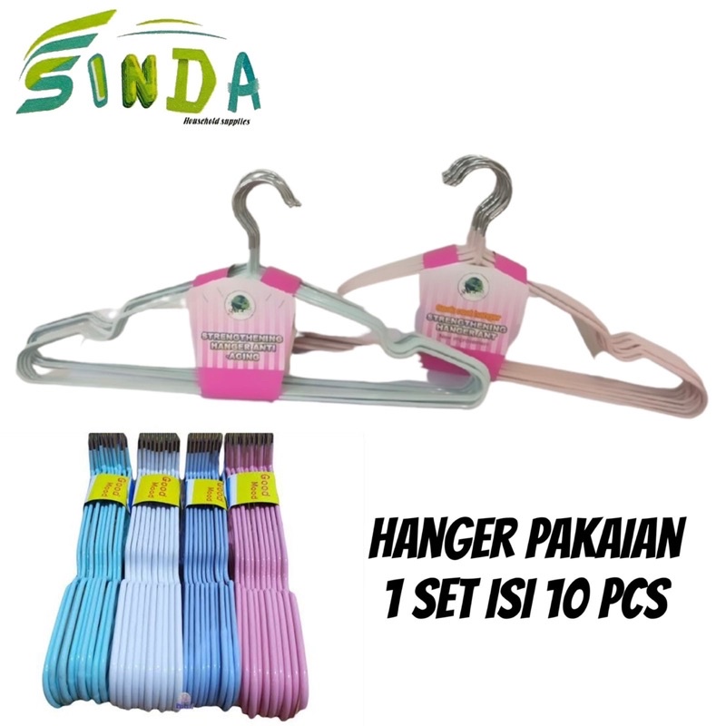 Hanger baju pack / gantungan baju 10pcs