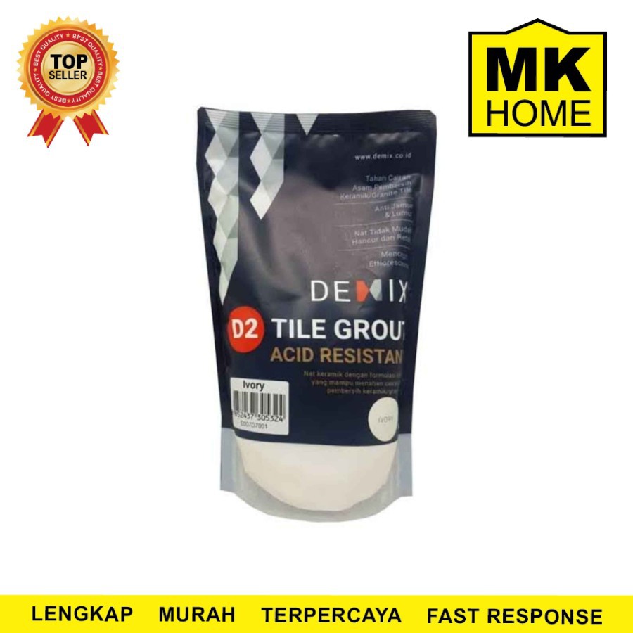 DEMIX D2 1 kg Tile Grout Acid Repellent ivory