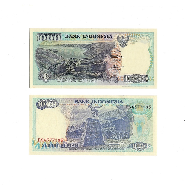 Uang kuno Indonesia 1000 Rupiah Emisi 1992
