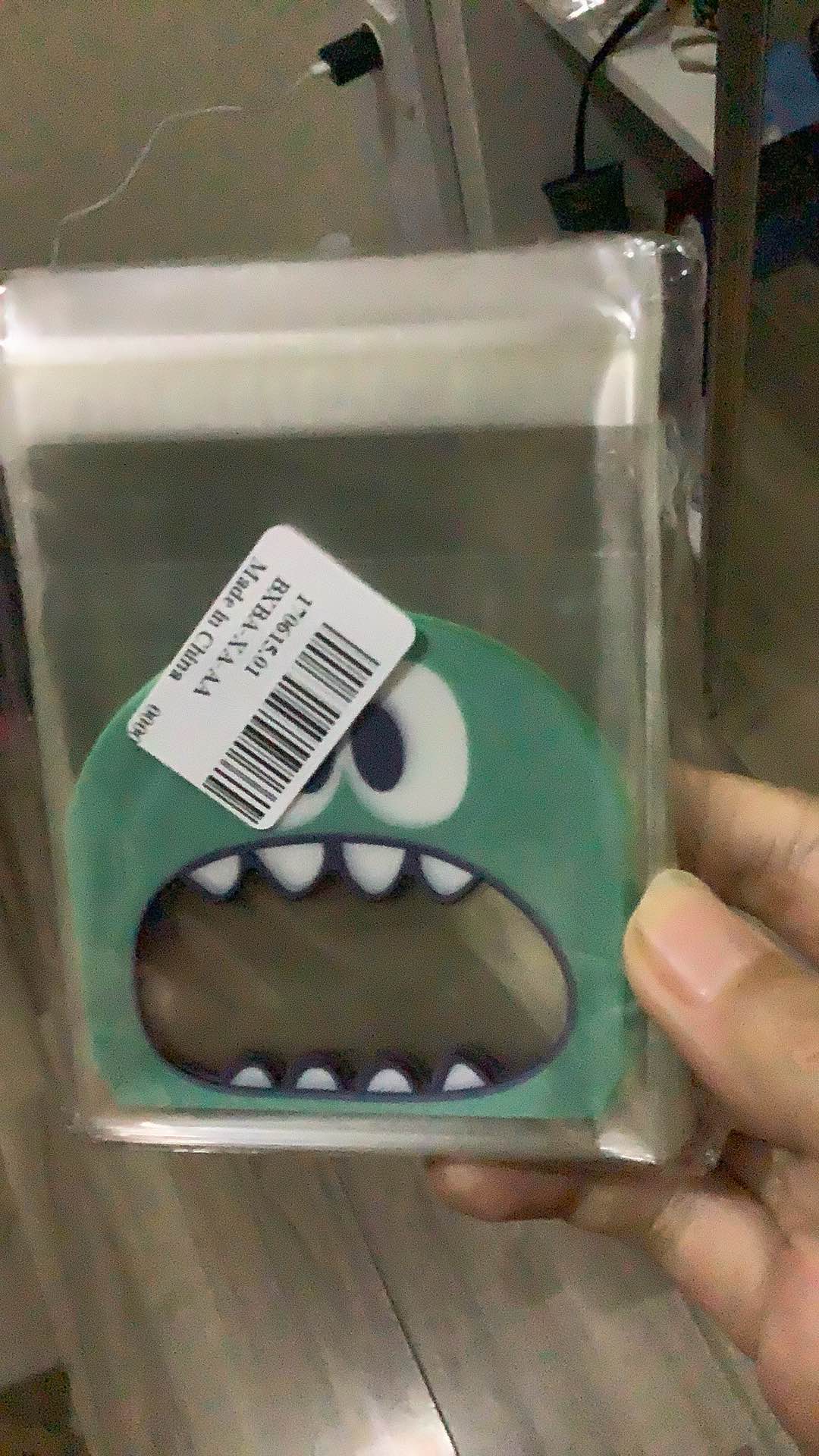 Kantong Permen Desain Kartun Lucu Dengan Perekat, Bahan Plastik, 10x7cm