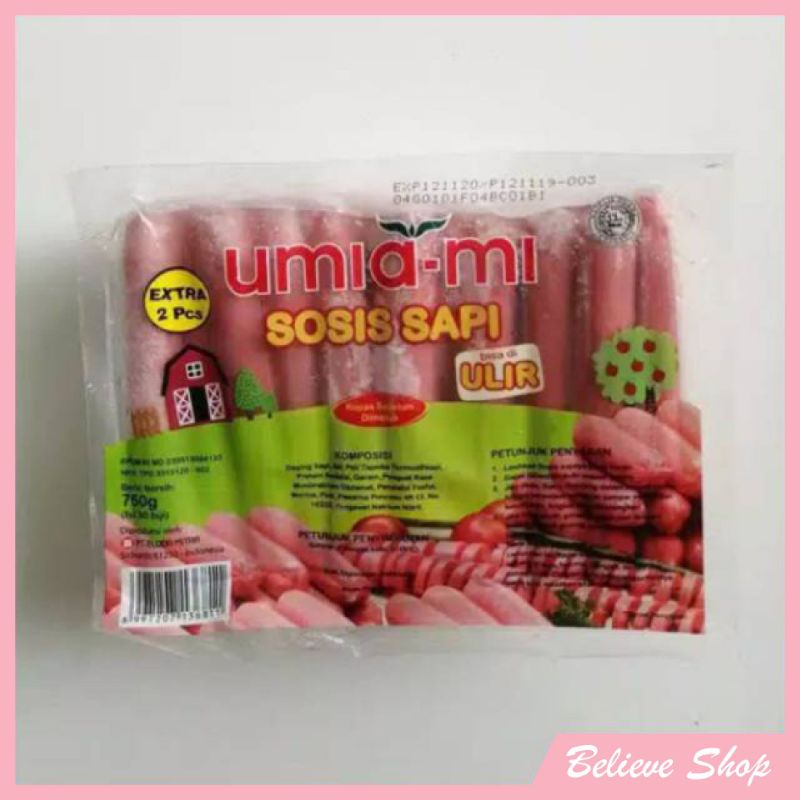 

Sosis Sapi Umiami 750 gr