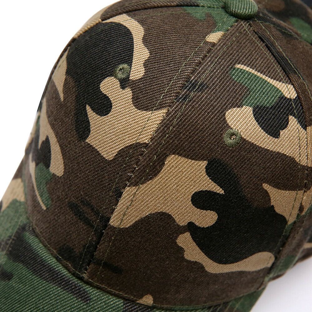 MARKETBIX Topi Baseball Camouflage Army Summer Hat Topi Pria Doreng Tentara