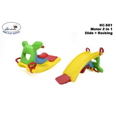 KC501 Labeille Slide + Rocking 2in1 / Perosotan Anak / Mainan Anak