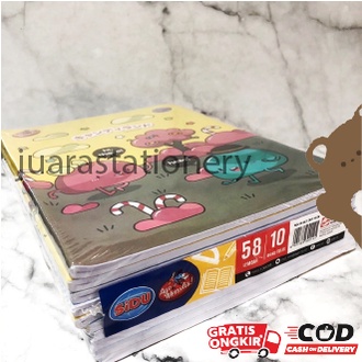 284 - [PAK] Buku Tulis SIDU 58 Lembar / Buku Sinar Dunia / SIDU 58 Lbr 58lbr 16x21cm / buku tulis / 