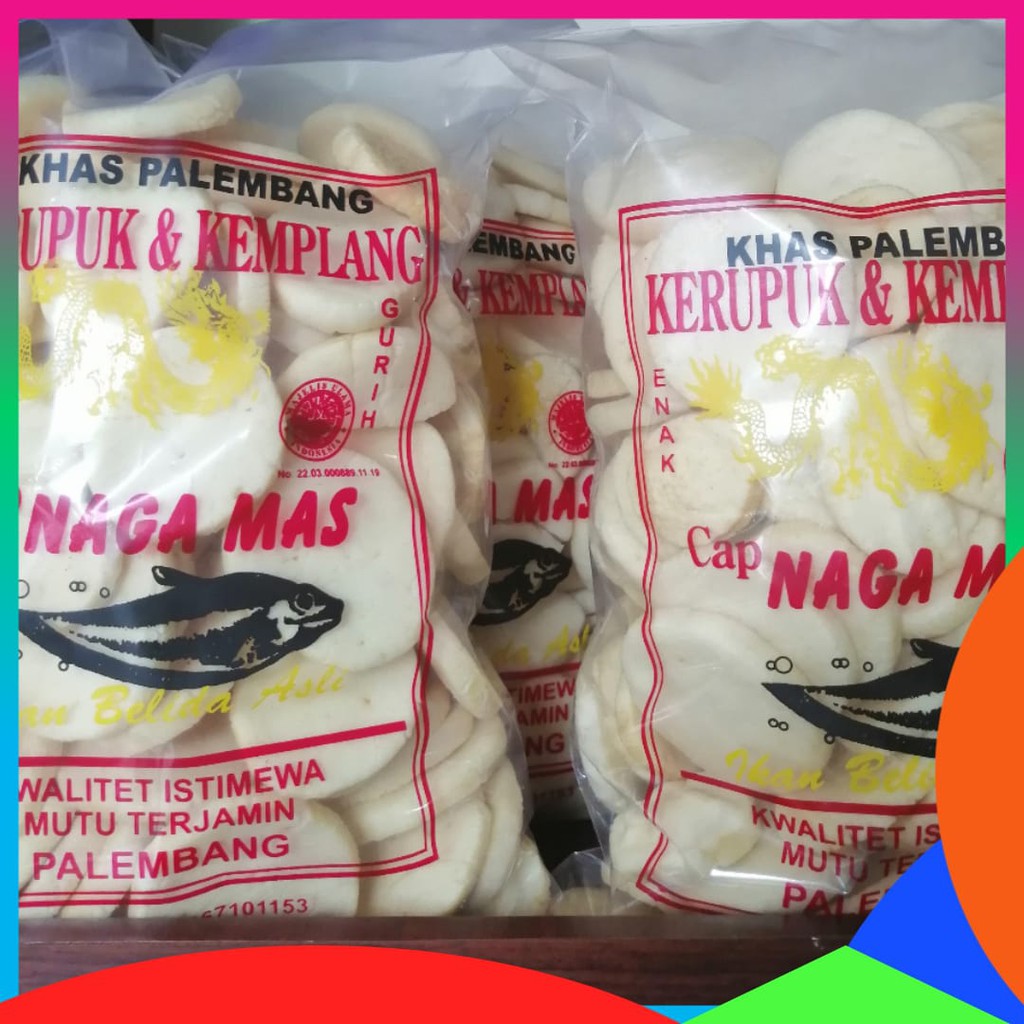 

Kemplang Palembang Bentuk Kancing Asli Palembang 500 Gram Ikan Tenggiri- Kerupuk Dan Kemplang Naga Mas Khas Palembang