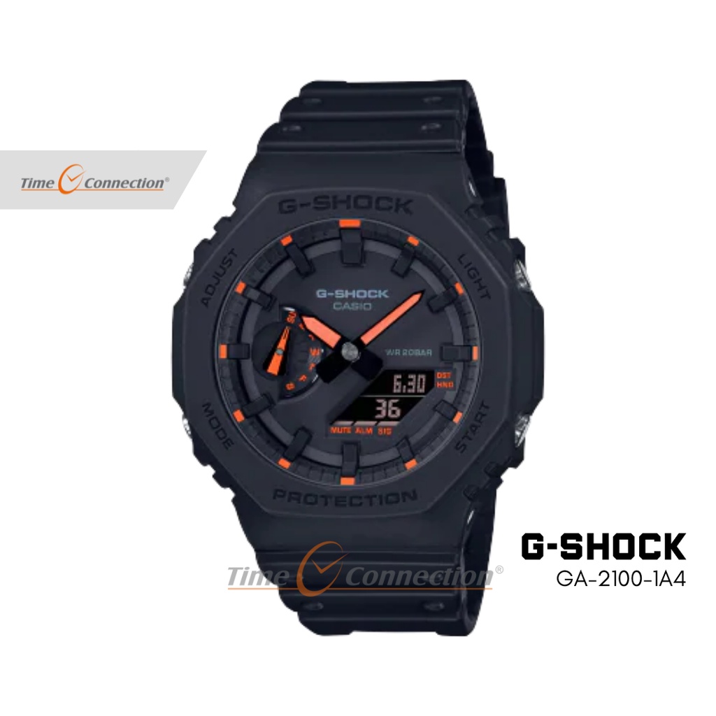 Casio G-SHOCK GA-2100-1A4 Original / Jam Tangan Pria Analog Digital / Gshock GA2100 GA 2100 1A4 Blac