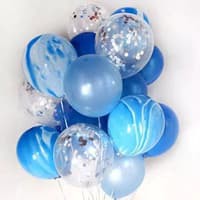 TBI Buket 20pcs Balon Pesta Hiasan Confetti Set Ulang Tahun Baby Shower