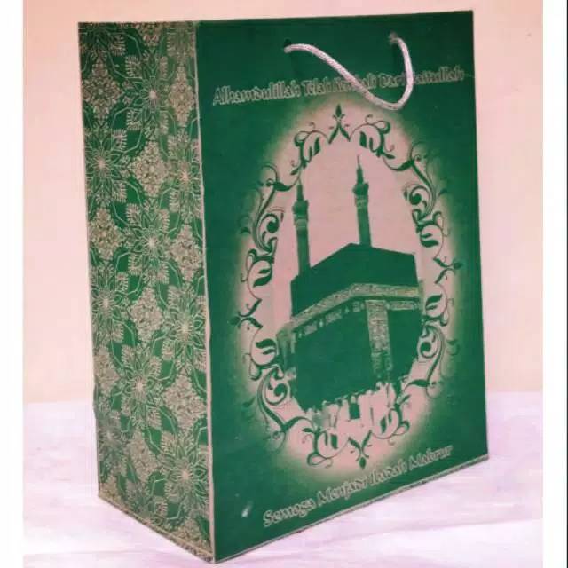 

Paper bag/tad kertas oleh" haji dan umroh (20x25)