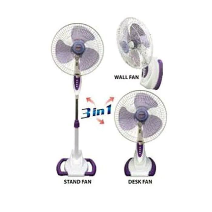 COSMOS Kipas Angin 3in1 16&quot; / Kipas Angin Stand Fan, Wall Fan, &amp; Desk Fan 16 S033 ONY - Garansi Resmi 1 Tahun