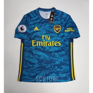 Jersey Kaos Baju Bola Arsenal GK Home Kiper Patch EPL 19 Jersey Kaos Baju Bola Arsenal GK Home Kiper Patch EPL 19