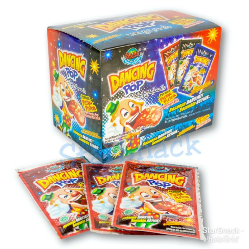 

Dancing Pop isi 40sachet/kotak