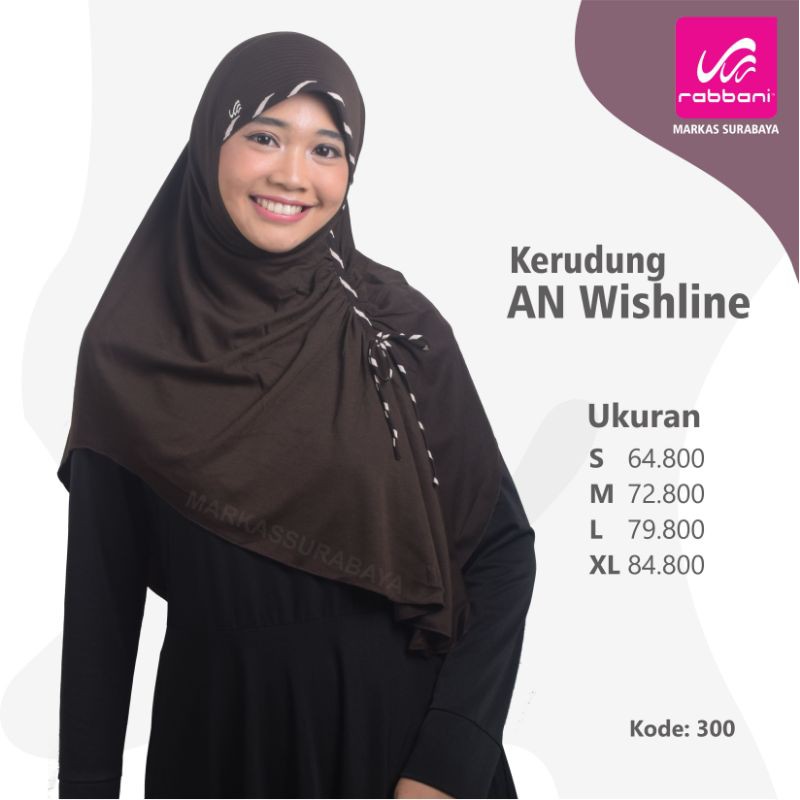 Obral! Kerudung Instan Rabbani Wishline (kaos)-2