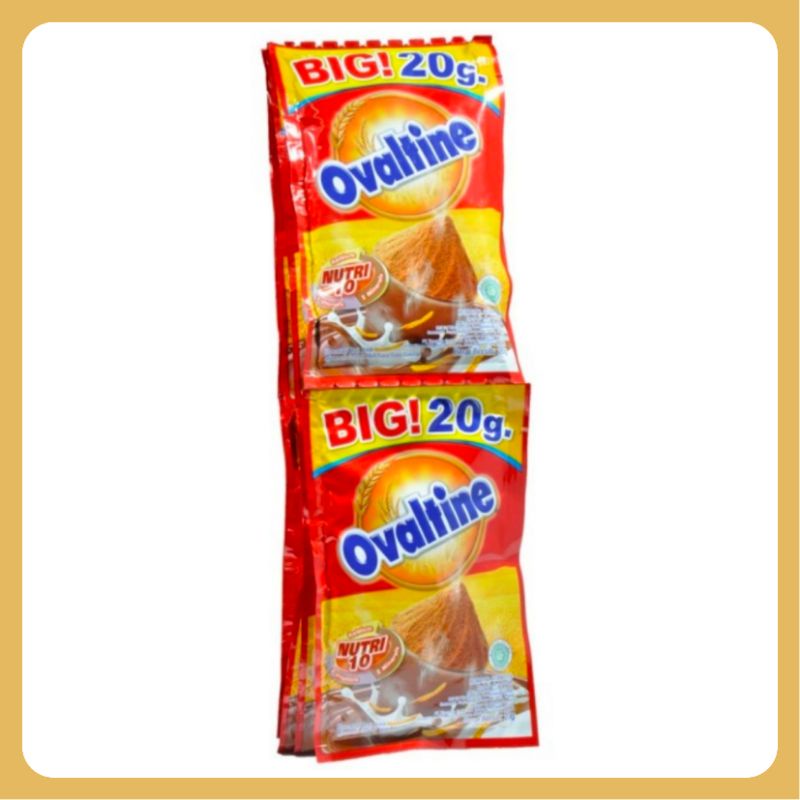 

Ovaltine Chocolate Malt Drink 22 gram (1 renceng isi 10 pcs)